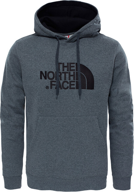 The North Face Drew Peak Sudadera con capucha Hombre, tnf medium grey  heather/tnf black | Campz.es